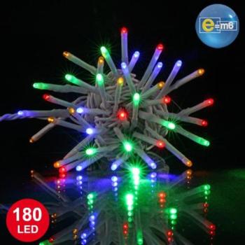 Guirlande multicolore 20 mètres 180 LED