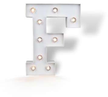 Lettre Lumineuse F