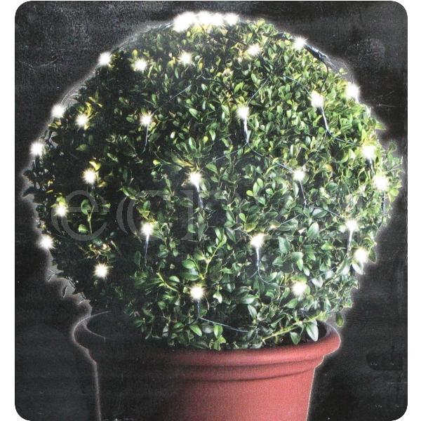 Guirlande lumineuse LED filet pour boules en buis
