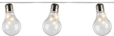 Guirlande lumineuse LED déco ampoule transparent MANOA Guirlande lumineuse LED déco