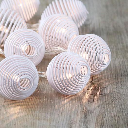 Guirlande Lumineuse Cocons Blanc