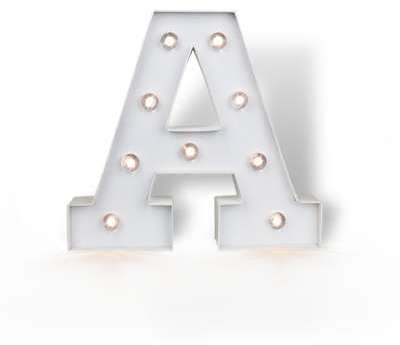 Lettre Lumineuse A