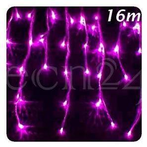 Guirlande stalactites LED effet chute de neige 16m