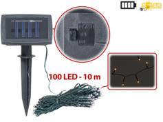 Guirlande lumineuse solaire pour extérieur - 10 m