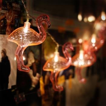 Guirlande lumineuse Flamant Rose