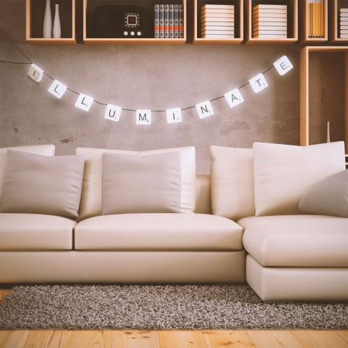 Guirlande LED - Scrabble