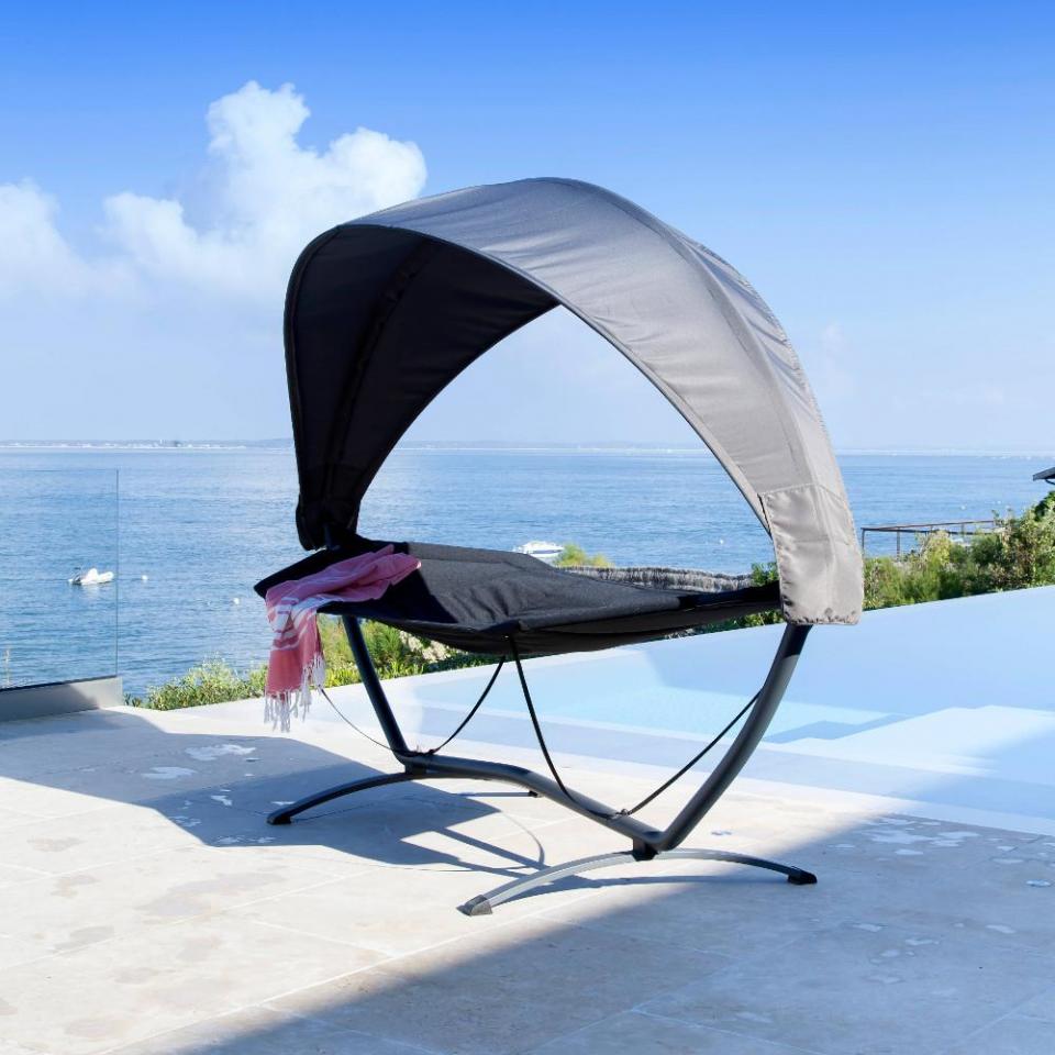Hamac-balancelle 2 places grey/taupe Senena - Prol