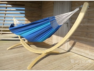 Support hamac Maya Relax L + Mariposa 3 bleus