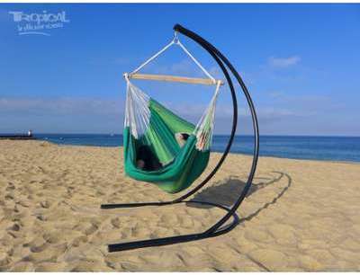 Support Chaise Lunatta avec Caribena 3 verts Support Chaise Lunatta avec