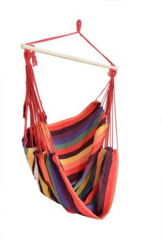 Hamac jardin Mikonos - 1.6m - Rouge mélangé
