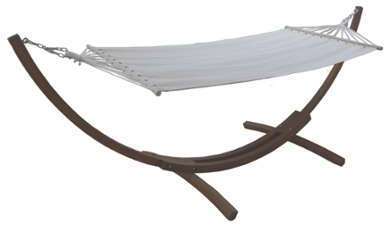 Hamac sur pied en bois