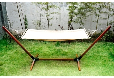 Hamac de jardin avec support en bois hamac sur pie