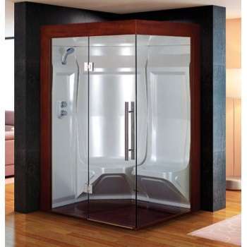 Hammam Boreal Pro Steam Duo 135x118 Gauche - Aristech Hammam Boreal Pro Steam Duo