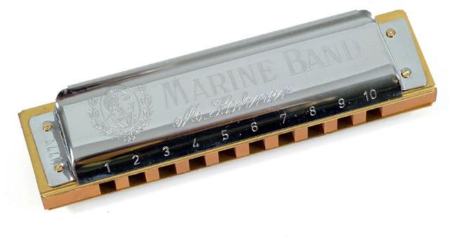 HOHNER MARINE BAND HARMONICA 10 TROUS C