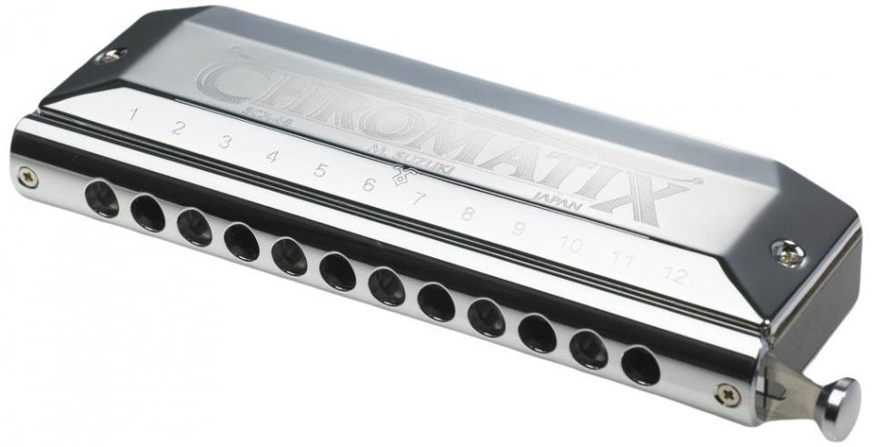 SUZUKI CHROMATIX 12 HARMONICA CHROMATIQUE 12 TROUS