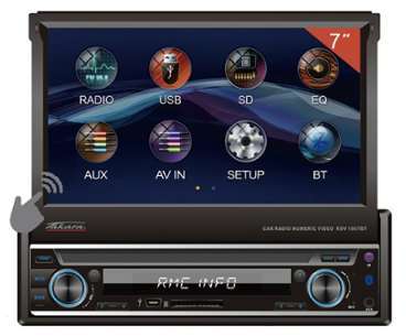 AUTORADIO ÉCRAN MOTORISÉ TAKARA RDV1867BT