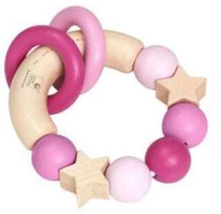 SELECTA Belly Button Hochet Magic Touch - Rose - D