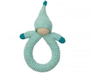 PEPPA Doudou Hochet Poupée Bleue - Dès la Naissanc