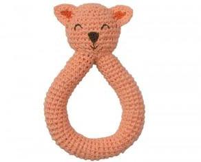 PEPPA Doudou Hochet Chat Rose - Dès la Naissance