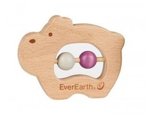 EVEREARTH Hochet à attraper Hippopotame - Dès la N