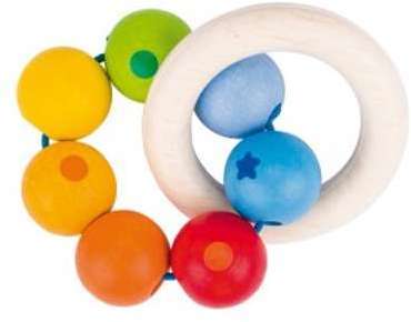 HEIMESS Hochet Anneau Boules Rainbow - Dès la Nais