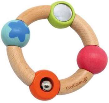 Hochet Anneau EverEarth - Jouets en bois