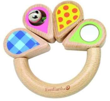 Hochet dactivités EverEarth® Gouttes multicolores