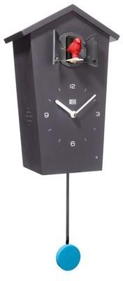 KooKoo - horloge coucou Bird House, noir