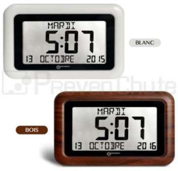 Horloge Calendrier radio-pilotée Viso 10 grand aff