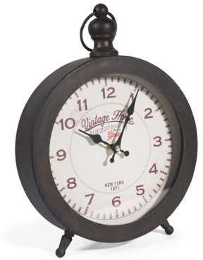 Horloge à poser en métal D 22 cm BAGEL
