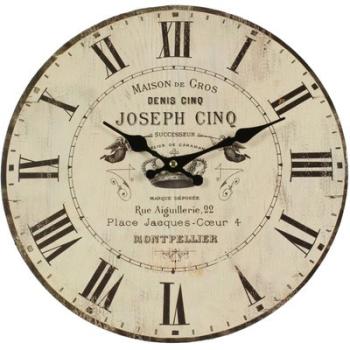 HORLOGE ANCIENNE MURALE MAISON DE GROS 34cm HORLOGE ANCIENNE MURALE MAISON