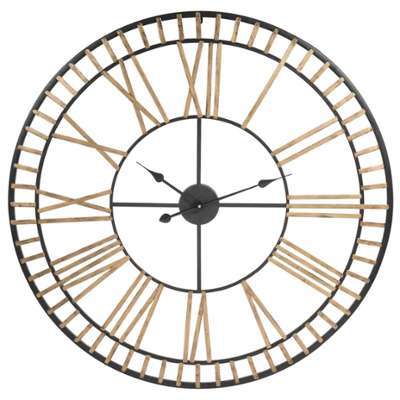Horloge en métal D 90 cm CLAREMONT