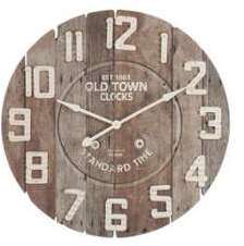 Horloge en bois Old Town