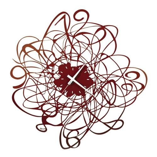 ARTI E MESTIERI horloge murale DOODLE (Rouge - Mét