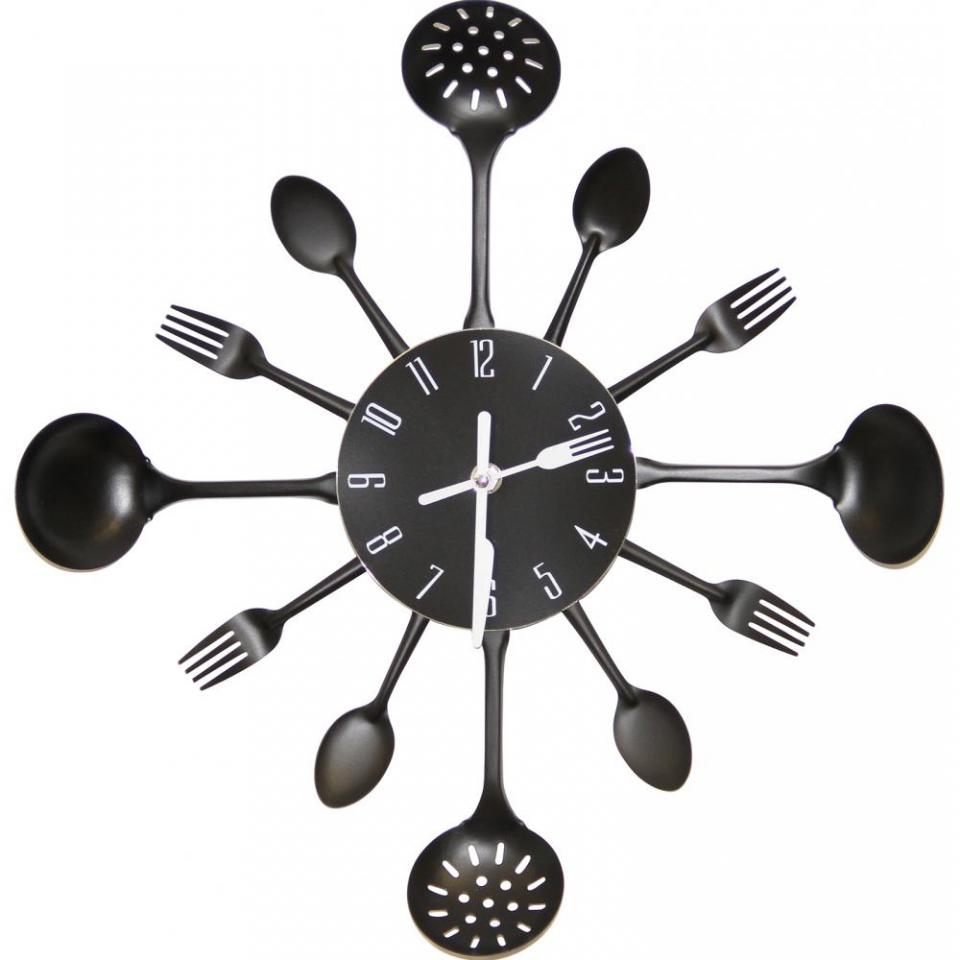 Horloge murale Cuisine multicolor