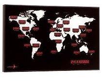 Horloge mondiale multifuseaux