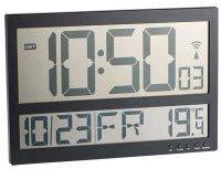 Horloge murale radio-pilotée avec thermomètre inté