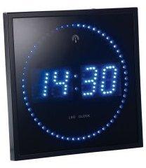 Horloge digitale murale avec 60 LED - Radiopilotée Horloge digitale murale avec