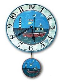 HORLOGE MURALE HENRYS BOAT