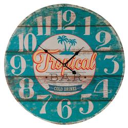 HORLOGE MURALE DECOR TROPICAL