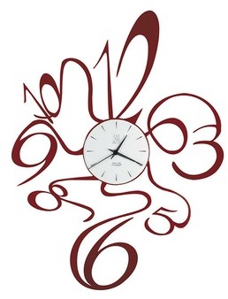 ARTI E MESTIERI horloge murale SCOOBY DOO (Rouge -
