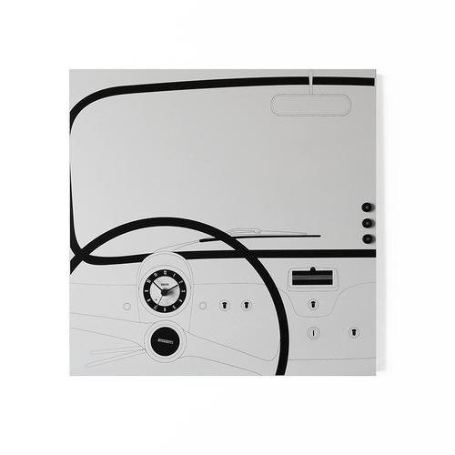 DESIGNoBJECT horloge murale CINQUINO CLOCK ORGANIZ