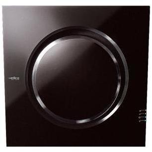 ELICA hotte murale MINI OM (Noir - acier + verre)