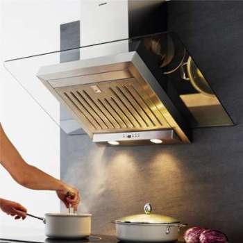 Hotte cuisine murale Silverline ATIKA inox et verre Hotte cuisine murale Silverline