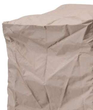 Couvercle protection pouf table - marron pour toutes Couvercle protection pouf