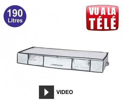 Compactor housse gain de place sous vide 190 Litres Compactor housse gain de place