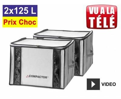 Lot promo de 2 housses Compactor 125 Litres Lot promo de 2 housses Compactor
