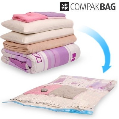 Lot de 3 sacs de rangement sous vide 100x130 cm