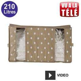 Compactor housse sous vide 210 Litres - Pois blancs Compactor housse sous vide