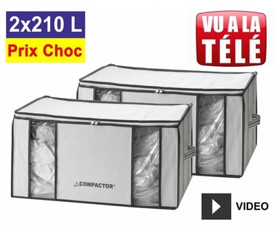 Lot promo de 2 housses Compactor 210 Litres Lot promo de 2 housses Compactor